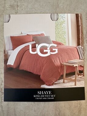 UGG Shaye King Duvet Set in Sepia